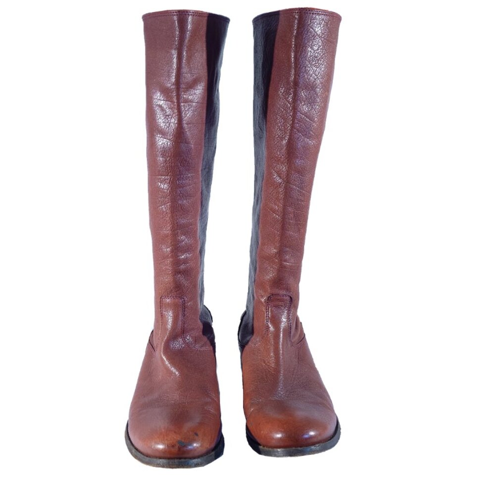 Frye Melissa Back-Zip Riding Boots